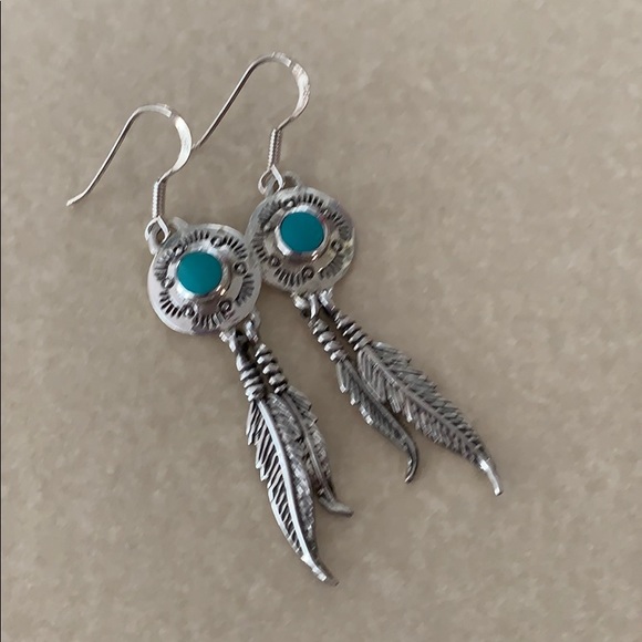 Jewelry - Sterling Silver Turquoise earrings